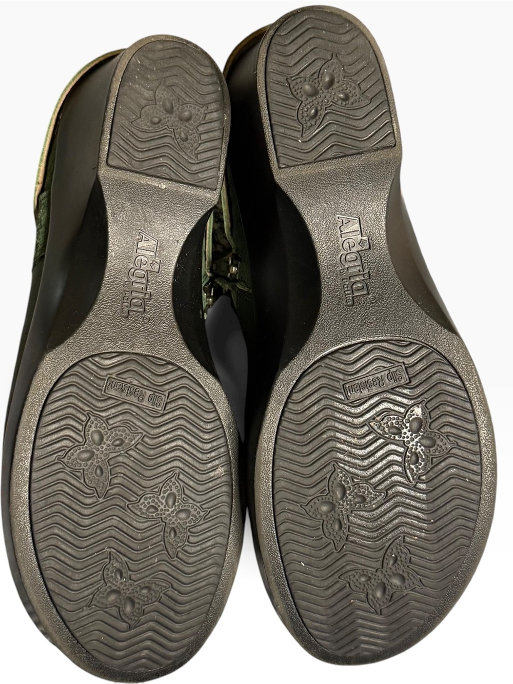 Alegria Eva Evergreen Leather Ankle Boots - Picture 9 of 9